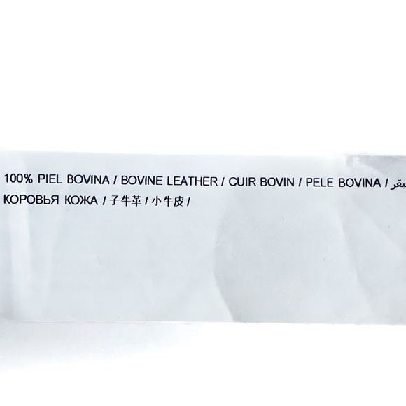 Adolfo Dominguez Black Leather Belt with Gold Buckles - length 50.5" - Picture 6 of 6